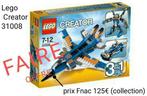 Lego Creator 31008, Héro factory 44010, Legoville 6144, Comme neuf, Lego, Enlèvement ou Envoi