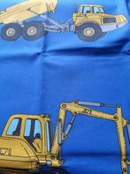 tissu camions de chantier, Hobby & Loisirs créatifs, Bleu, Enlèvement ou Envoi, 30 à 200 cm, Coton