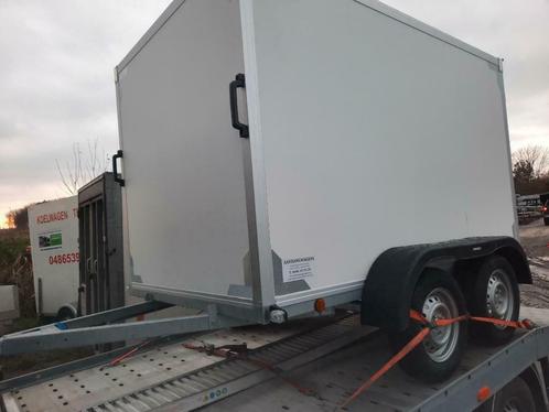 Gesloten aanhangwagen van 3m x 1.50m x 1.50m - dubbelas, Auto diversen, Aanhangers en Bagagewagens, Nieuw, Ophalen of Verzenden