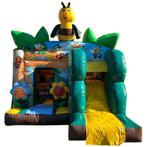 Te huur: springkasteel bij met glijbaan, Envoi, Utilisé