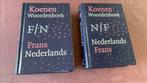 Set Koenen Woordenboeken Nederlands-Frans / Frans-Nederlands, Koenen of Wolters, Frans, Zo goed als nieuw, Ophalen