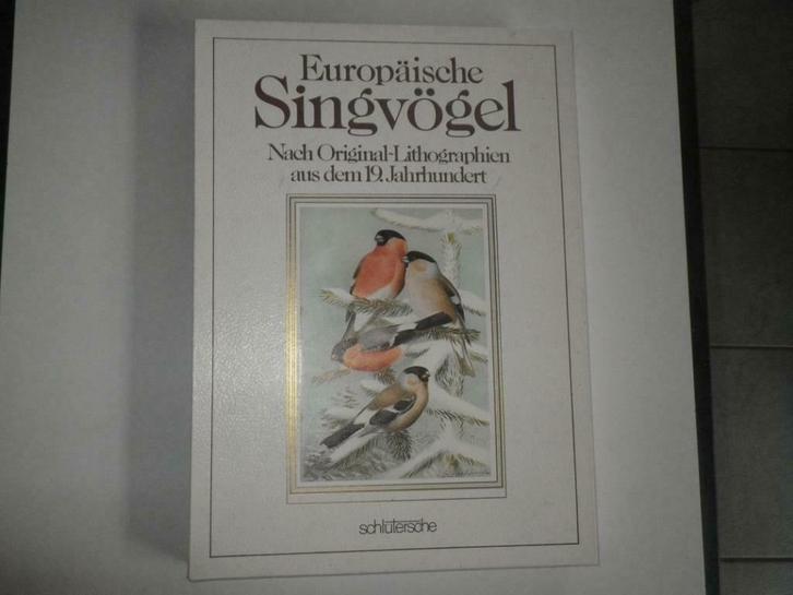 Europäische Singvögel, nach original -lithographien aus dem, Boeken, Dieren en Huisdieren, Zo goed als nieuw, Vogels, Ophalen