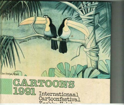 Cartoons 1991 internationaal cartoonfestival knokke-heist, Livres, Loisirs & Temps libre, Comme neuf, Enlèvement ou Envoi