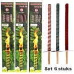 Wasfakkels tuinfakkels met geur anti insect 50 cm 6 stuks, Jardin & Terrasse, Torches, Enlèvement ou Envoi, Neuf