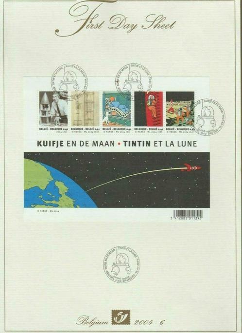 Année 2004 : FDS 2004-6 - Bloc 109 - Hergé : Tintin Kuifje, Timbres & Monnaies, Timbres | Europe | Belgique, Enlèvement ou Envoi