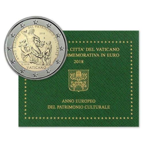 2 Euro Vaticaan 2018 - Cultureel Erfgoed (BU), Postzegels en Munten, Munten | Europa | Euromunten, Losse munt, 2 euro, Vaticaanstad
