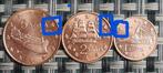Lot 1.2.5 centimes Grece 2002 F geslagen in Frankrijk UNC, Postzegels en Munten, Munten | Europa | Euromunten, Setje, 1 cent, Griekenland