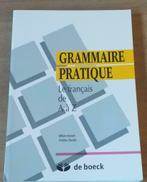 Grammaire pratique : le français de A à Z, Ophalen of Verzenden, Hoger Onderwijs, Zo goed als nieuw, De Boeck