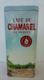 canette vide Café de Chamarel, Collections, Boîte en métal, Autres marques, Utilisé, Enlèvement ou Envoi, Café