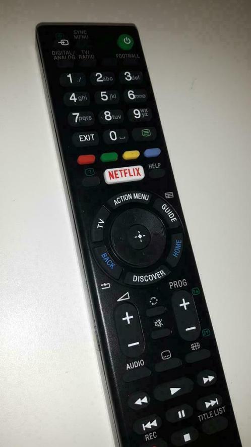Télécommande pour smart TV SONY avec NetFlix, TV, Hi-fi & Vidéo, Télécommandes, Neuf, Originale, TV, Enlèvement ou Envoi