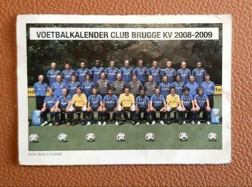 Club Brugge voetbalkalender 2008-2009, Verzamelen, Sportartikelen en Voetbal, Gebruikt, Overige typen, Ophalen of Verzenden