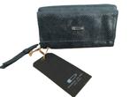 IKKS leder portefeuille/ clutch - Nieuw, Handtassen en Accessoires, Verzenden, Nieuw, Blauw, Overige typen