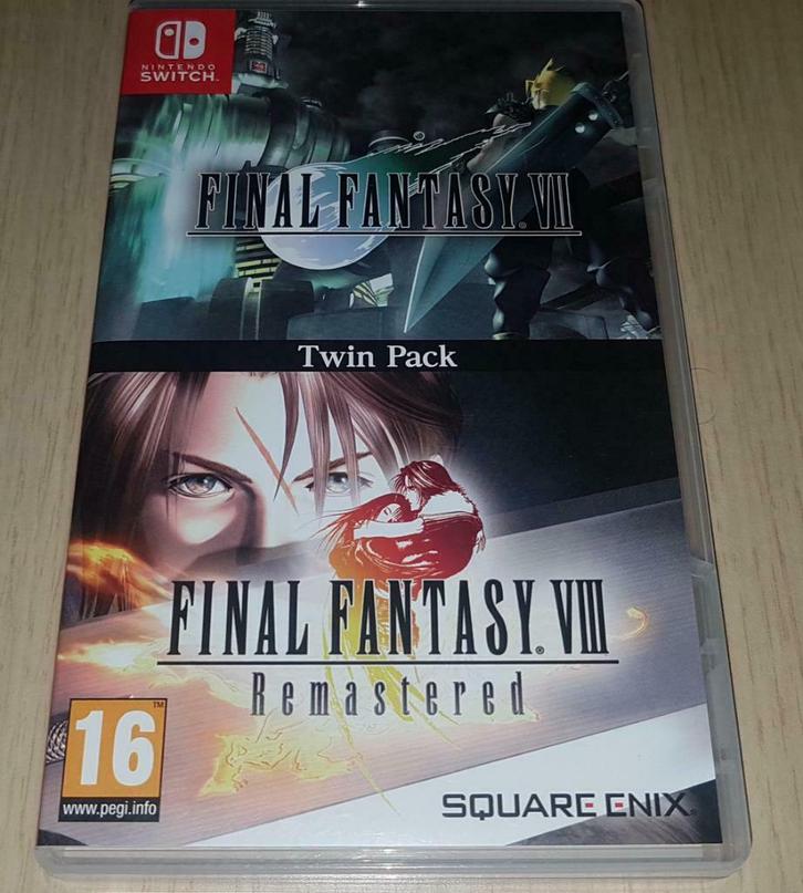 Final Fantasy VII & Final Fantasy VIII Remastered Twin Pack, Games en Spelcomputers, Games | Nintendo Switch, Zo goed als nieuw