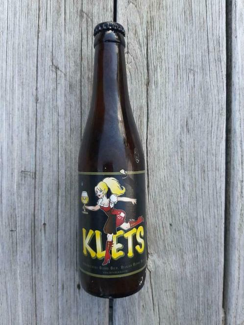 Ancienne bouteille de bière 33 cl Klets (non ouverte), Collections, Marques de bière, Comme neuf, Enlèvement ou Envoi