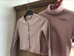 Ensemble American Outfitters gilet et sous pull rose 8ans, Utilisé, American Outfitters, Fille, Pull ou Veste