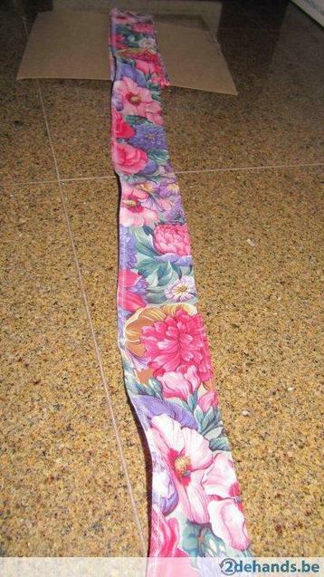 boordlint ruban viooltjes pansy pensee violette a143, Hobby & Loisirs créatifs, Enlèvement ou Envoi, Neuf