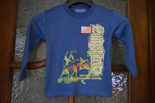 T-shirt lange mouw 2flyline blauw 4 jaar - 104, Enfants & Bébés, Vêtements enfant | Taille 104, Neuf, Garçon, Chemise ou À manches longues