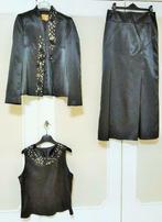 ensemble-3-pce-soir-noir-NEUF +pierre brillant jupe, Vêtements | Femmes, Neuf, Robe de gala, Taille 38/40 (M), Enlèvement