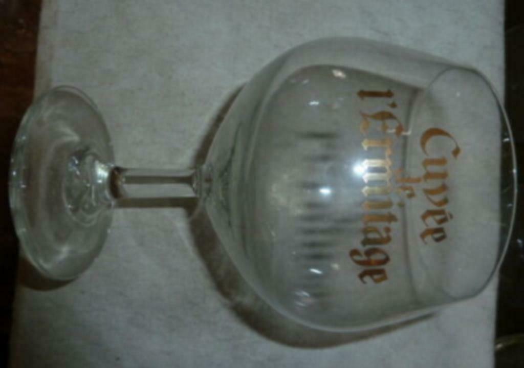 #I bier glas CUVEE DE L' ERMITAGE Brouwerij Union - Jumet, Enlèvement ou Envoi, Neuf, Verre à bière