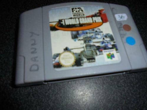 Nintendo 64 F-1 World Grand Prix (orig), Games en Spelcomputers, Games | Nintendo 64, Gebruikt, Racen en Vliegen, Ophalen of Verzenden