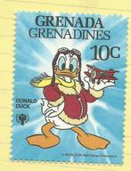 Postzegel van 10 Cent Grenada Grenadines van Donald Duck,zie, Postzegels en Munten, Postzegels | Amerika, Ophalen of Verzenden