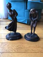 Bronzen beelden golfers E. Rossi, Antiek en Kunst, Ophalen