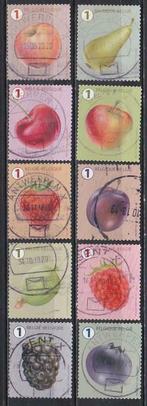 BELGIE 4800a/4809a   SERIE 10 ROLZEGELS FRUIT fijne tanding, Postzegels en Munten, Postzegels | Europa | België, Gestempeld, Verzenden