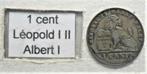 différents 1 cent Léopold I / II / Albert I, Envoi, Monnaie en vrac, Autre