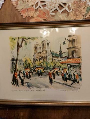 lithographie ou estampe marius girard, Enlèvement ou Envoi