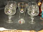 Bierglazen.Roman .Oudenaarde.D 129, Verzamelen, Ophalen of Verzenden, Gebruikt, Glas of Glazen, Overige merken