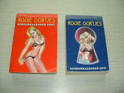 rooie oortjes scheurkalender 2007 en 2011, Livres, BD, Utilisé, Enlèvement ou Envoi