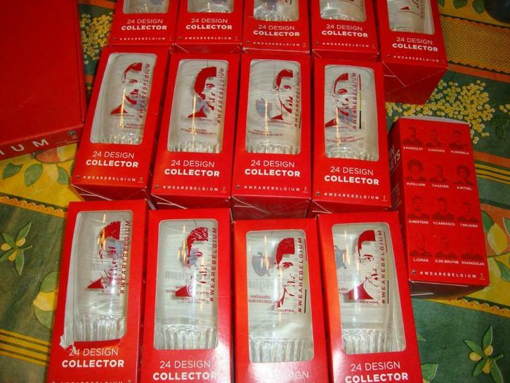 12 design glazen/verres Jupler 25cl. WK 2018. Nieuw per stuk, Verzamelen, Biermerken, Nieuw, Glas of Glazen, Jupiler, Ophalen of Verzenden