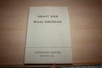 Waas Idioticon - Amaat Joos Biografie en kritische inleiding, Boeken, Ophalen of Verzenden, Gelezen, Amaat Joos