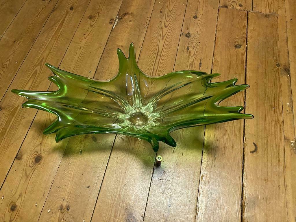 VINTAGE - Corbeille à fruits vert d'eau - Centre de table, Enlèvement ou Envoi