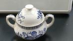blue heritage suikerpot met deksel, Antiek en Kunst, Ophalen of Verzenden