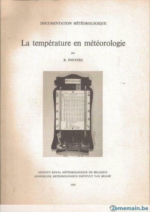 La température en météorologie, Livres, Science, Utilisé