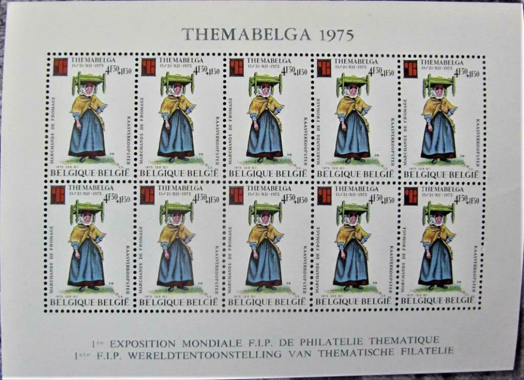 POSTZEGELS BELGIË- THEMABELGA, OUDE BEROEPEN, Enlèvement ou Envoi, Non oblitéré, Autres thèmes