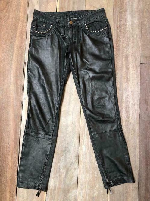 Atos Lombardini zwarte jeans W27 voorkant in echt leer, zwar, Kleding | Dames, Spijkerbroeken en Jeans, Gedragen, W27 (confectie 34) of kleiner
