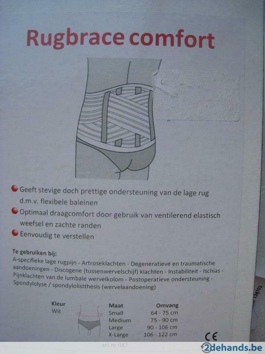 rugbrace comfort GM nieuw !, Diversen, Verpleegmiddelen, Nieuw, Ophalen