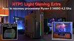 Neuf HTPC Home Cinema Light Gaming Extra 2200G + garantie !, Informatique & Logiciels, Enlèvement ou Envoi, Neuf, 4 Ghz ou plus