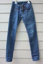 Jeans slim taille basse (36), Ophalen of Verzenden, Gedragen, Blauw