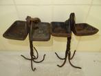 Porte-savon antique mines 2x Crochet à vêtements mine curios, Enlèvement ou Envoi