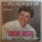 7" Sacha Distel - Je T'appelle Pour Dire Que Je T'aime VG+, Envoi, 7 pouces, Pop, Single