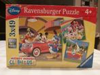 Puzzel Mickey Mouse 3x 49st, Kinderen en Baby's, Speelgoed | Kinderpuzzels, Ophalen of Verzenden, 10 tot 50 stukjes, Nieuw, 4 tot 6 jaar