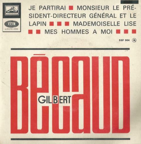 Gilbert Becaud – Je partirai / Mademoiselle Lise + 2 – EP, CD & DVD, Vinyles Singles, Utilisé, EP, Pop, 7 pouces, Enlèvement ou Envoi