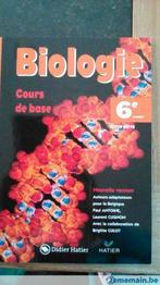 Biologie cours de base 6 ème secondaire Antoine P - Hatier, Livres, Livres scolaires, Neuf, Biologie