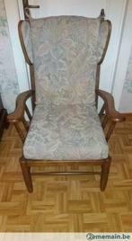 Fauteuil avec accoudoirs bois, Maison & Meubles, Utilisé