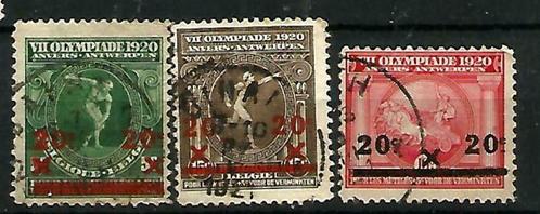 België 1921 Olympische spelen te Antwerpen OBP 184/6°, Postzegels en Munten, Postzegels | Europa | België, Gestempeld, Overig