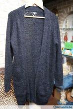 Super mooie zwarte cardigan trui van Fracomina, Noir, Taille 38/40 (M), Porté, Enlèvement ou Envoi