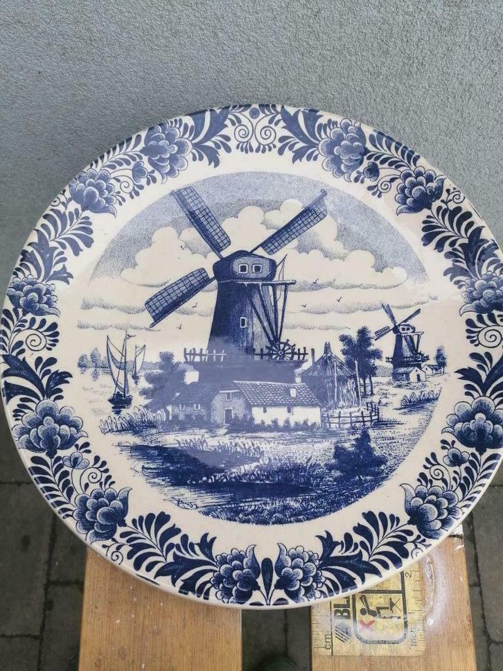 Delft - assiette murale, Antiek en Kunst, Antiek | Wandborden en Tegels, Ophalen of Verzenden